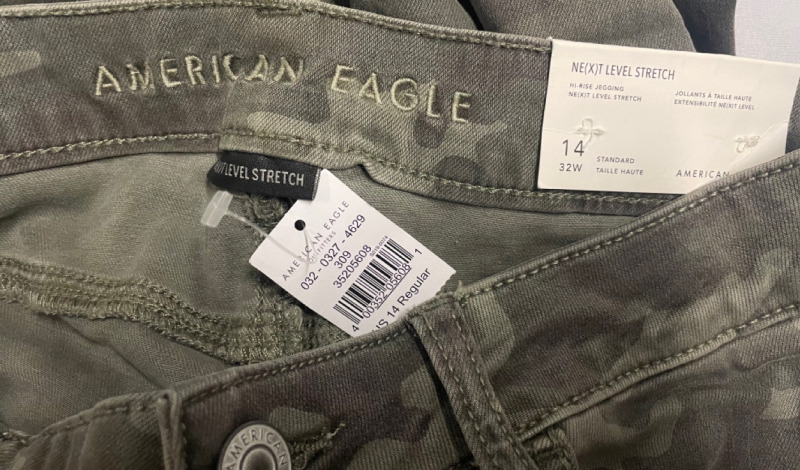 NEW American Eagle ne(x)t level stretch , Jegging , regular , high rise , size 14 32W