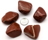 10 Pieces of Polished Red Jasper Stones. - 2