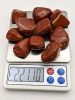 10 Pieces of Polished Red Jasper Stones. - 4