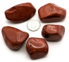 10 Pieces of Polished Red Jasper Stones. - 2