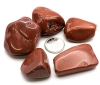 10 Pieces of Polished Red Jasper Stones. - 3