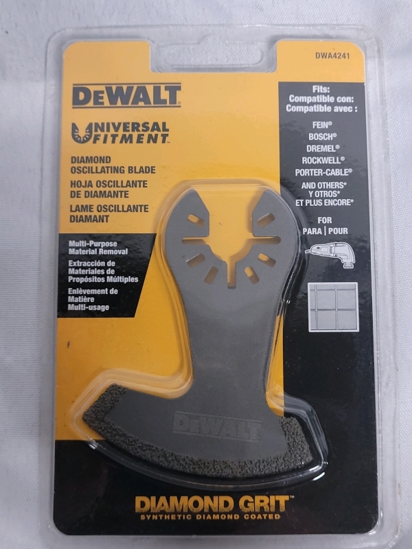 New - Dewalt Diamond Oscillating Blade . Multi-Purpose Material Removal