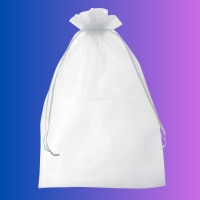 100 New Allgala Orangza Gift Party Favor Bags with Drawstring 8" x 12"