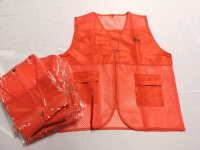 10 New Men's sz 3XL Work Vests - BTS