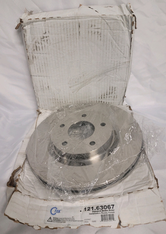 2 New Centric Parts 121.63067 C-Tek Standard Brake Rotor for Dodge & Mitsubishi