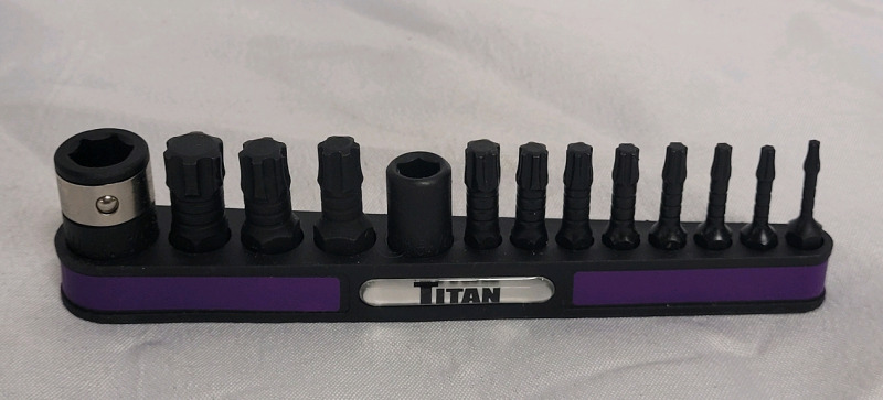 New Titan 13pc Impact Torx Plus Bit Set