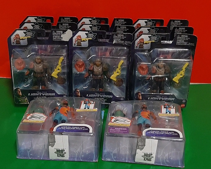 9 New Disney Pixar Lightyear Izzy Hawthorne Figures and 2 Lebron James Figures