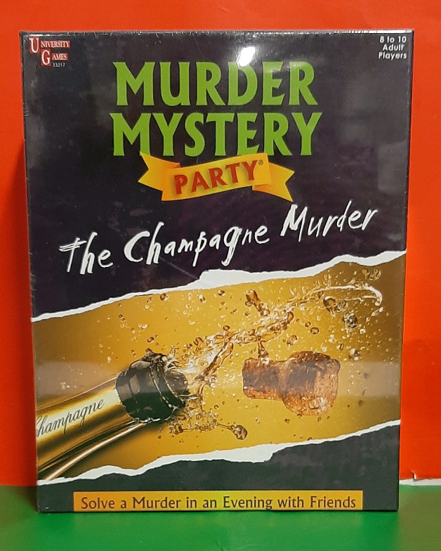 New Murder Mystery Party The Champagne Murder