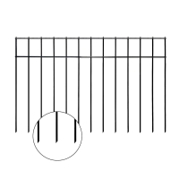 New Yesin 15 Pack No Dig Animal Barrier Fence - Metal