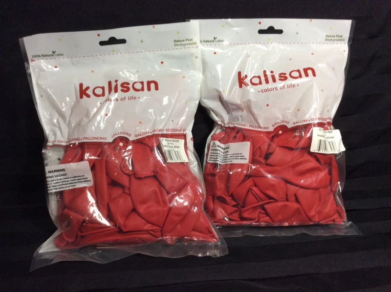 2 New Bags Red Balloons Kalison Colours of Life