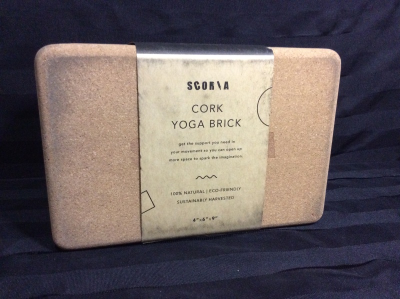 SCORIA Cork Yoga Brick New