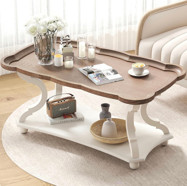 New Function Home Farmhouse Coffee Table