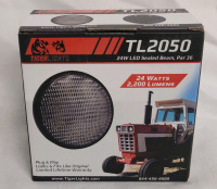 New - Tiger Lights Industrial 24W LED Sealed Round Light w/Factory Style Lens, TL2050