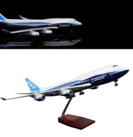 24-Hours 18&rdquo; 1:130 Model Airplane B747 Plane Model with LED Light
