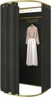 Portable Clothing Store Fitting Room with Shading Curtain, 200 x 100 x 95cm