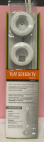Wiremold Flat Screen TV Cord and Cable Power Kit