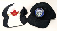 2 Vintage Niagara Falls Canada Embroidered Souvenir Hats (New Old Stock) One Size Fits Most