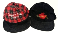 2 Vintage Niagara Falls Canada Embroidered Souvenir Hats (New Old Stock) One Size Fits Most