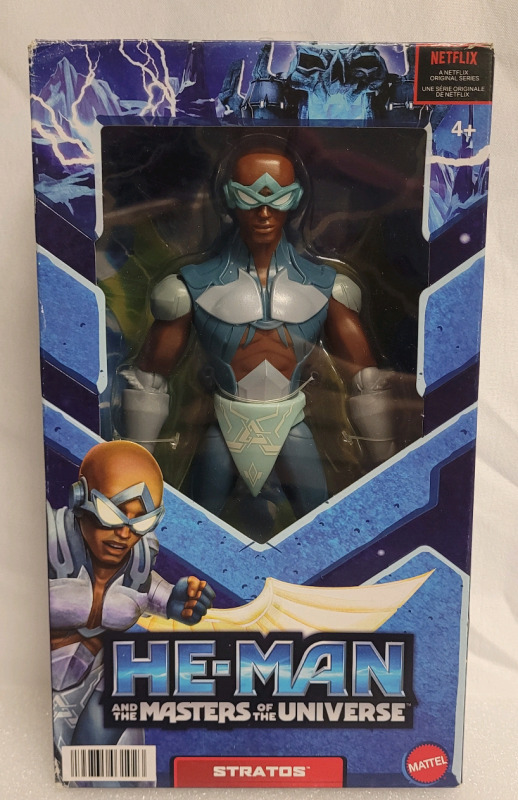 New - He-Man and the Masters of the Universe " Stratos " 9" Action Figure in Sealed Box