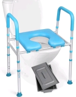 New Yikad Raised Toilet Seat Blue