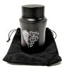 New Small Urn for Cremains (Cremated Remains) with Message & Velvet Bag
