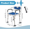 New - Heavy Duty Shower Chair with Arms . Some Assembly Required - 2
