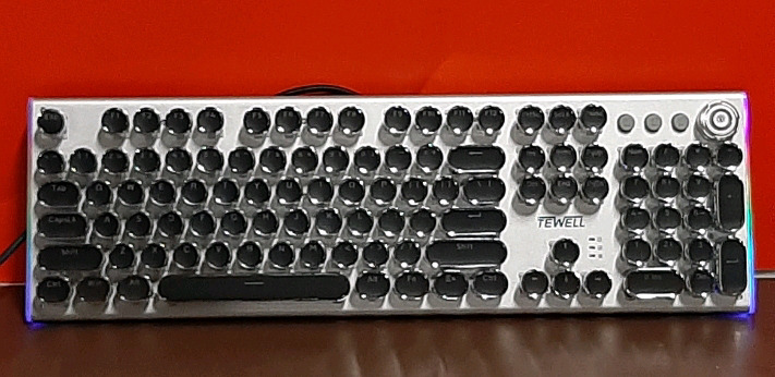 New Tewell LED Gaming Keyboard Powers Up