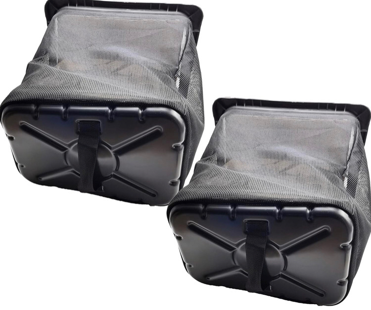 New Deawater 2PACK 964-04090A 964-05104 964-04096A Double Bagger Grass Bag Assembly for Troy-Bilt MTD Cub Cadet Craftsman Lawn Mower