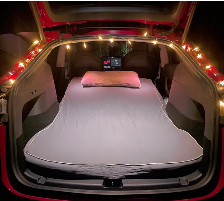 NEW TESBEAUTY Tesla Camping Mattress Memory Foam High Density Foam Tesla Model Y Accessories Multifunctional Carry Case