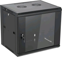 New - Tedgetal Wall Mount Server Cabinet Network Rack Enclosure Locking Glass Door