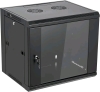 New - Tedgetal Wall Mount Server Cabinet Network Rack Enclosure Locking Glass Door