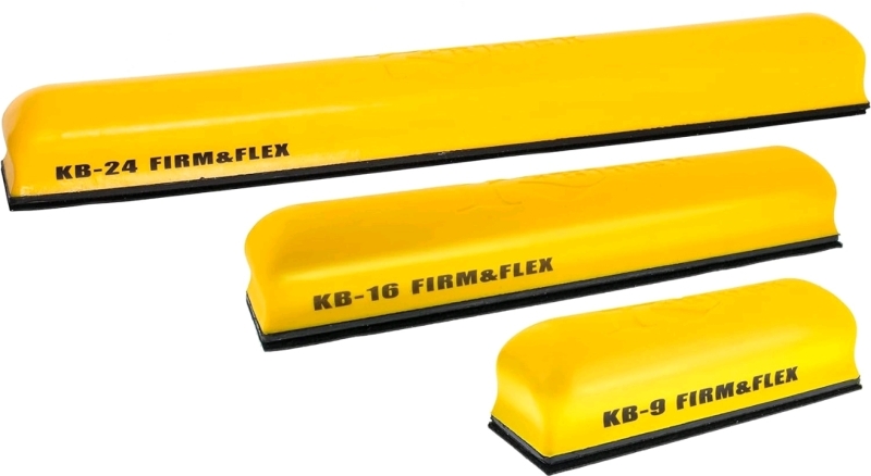 Dura-Gold Pro Series K-Block Sander Firm & Flex Hand Sanding Block Kit, 9", 16" and 24"