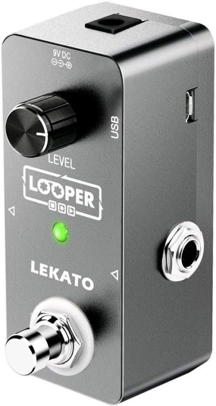 New LEKATO Guitar Looper Effect Pedal Loop Pedal 5 Minutes Looping Time