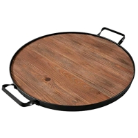 New in Original Packaging 13 Chefs Wine Barrel Serving Tray It does have a mark on it. Please see Photos