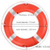 New - 28" Life Ring / Buoy Boat Safety Throw Rings with White Reflective Strip & Grab Lines - 2