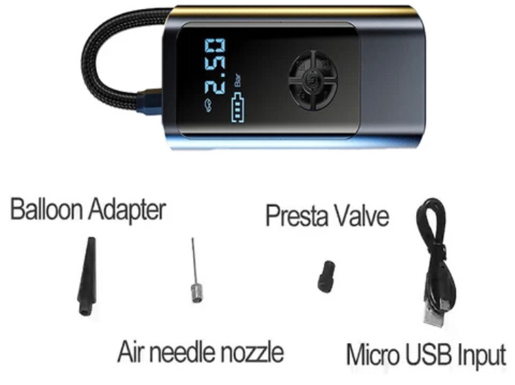 New Wireless Portable Air Pump PR-F1901