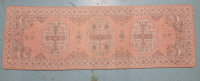 New - 2ft&times;6ft Pink Design Floor Runner Rug with Anti-Slip Bottom