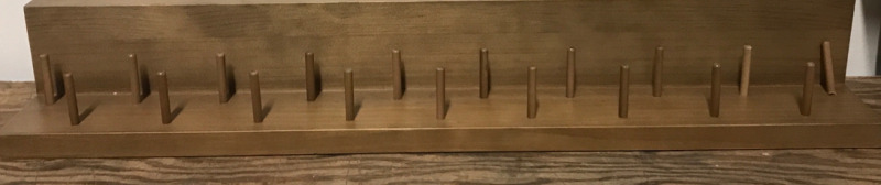 Wooden Medal Awards Rack As Is