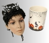 New Halloween-Themed Ceramic Utensil Holder & Felt Headband / Crown