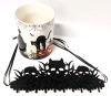 New Halloween-Themed Ceramic Utensil Holder & Felt Headband / Crown - 2
