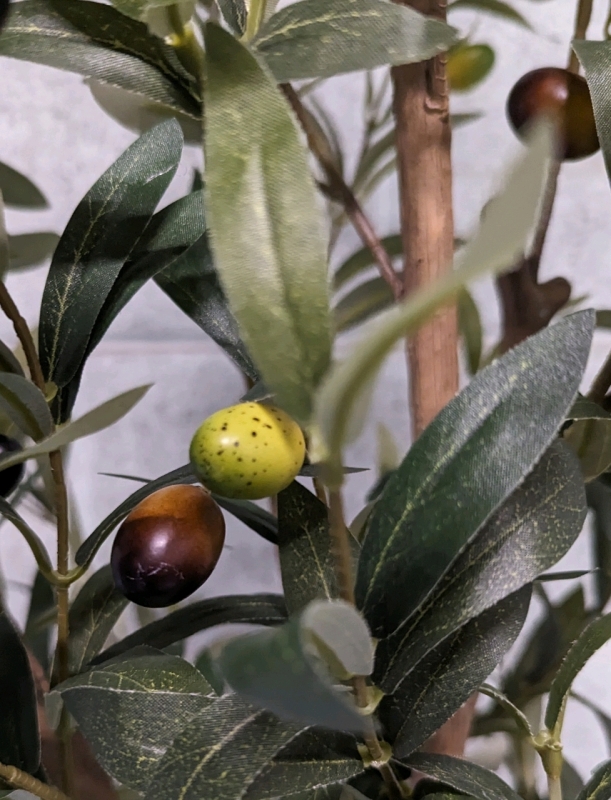 Nafresh 7ft Tall Artificial Olive Tree.