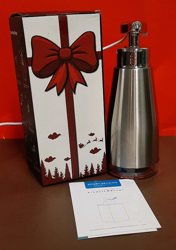 New in Original Packaging Kekele Automatic Soap Dispenser. Comes with Charging Cable. Tested, powers up