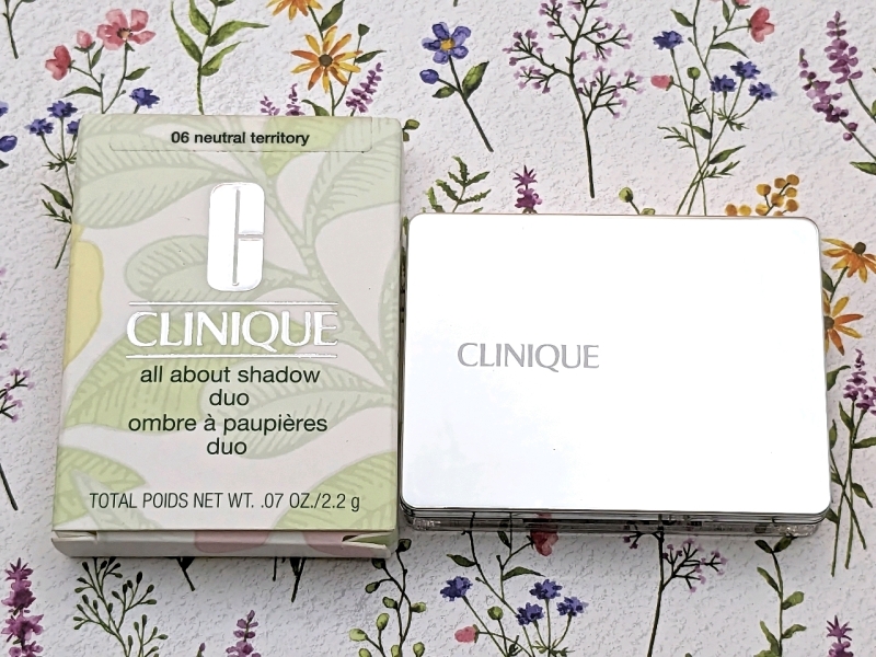 New CLINIQUE All About Shadow Duo: 06 Neutral Territory (2.2g)