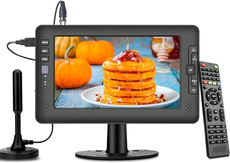 New and in Original Packaging Jexiop Portable Television and Digital Multimedia Player. The Antenna is missing from the box.