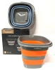 New 2 Pack Tiawudi Collapsible Plastic Buckets Each Holds 2.6 Gallon / 10L - 2