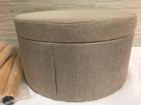 New Foot Stool 15 inches tall with storage