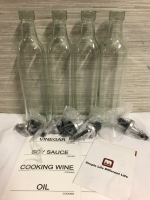 New Set if 4 Oil & Viniger Jars 10.5 inches tall