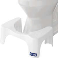 White Squatty Potty Toilet Stool