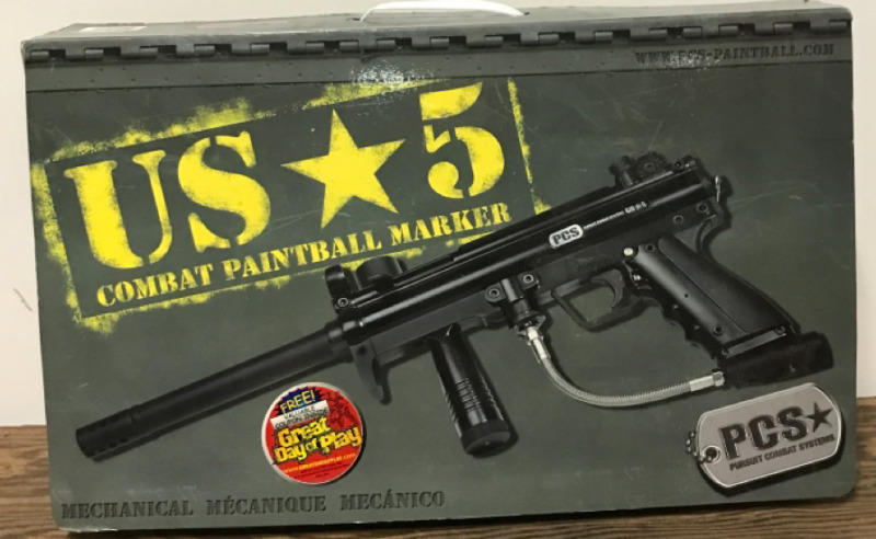 New PCS US5 Combat PaintBall Marker