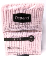 38 New DEPEND Ladies Medium Maximum Absorbency Disposable Underwear (31-37" Waist)
